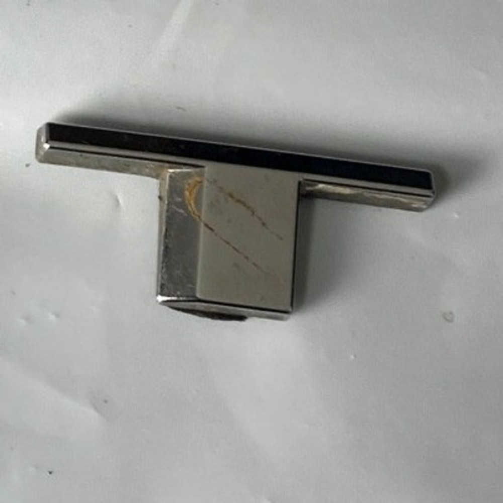 Modern Chrome T-Bar Cabinet Drawer‎ Pull Handle Single-Hole Hardware